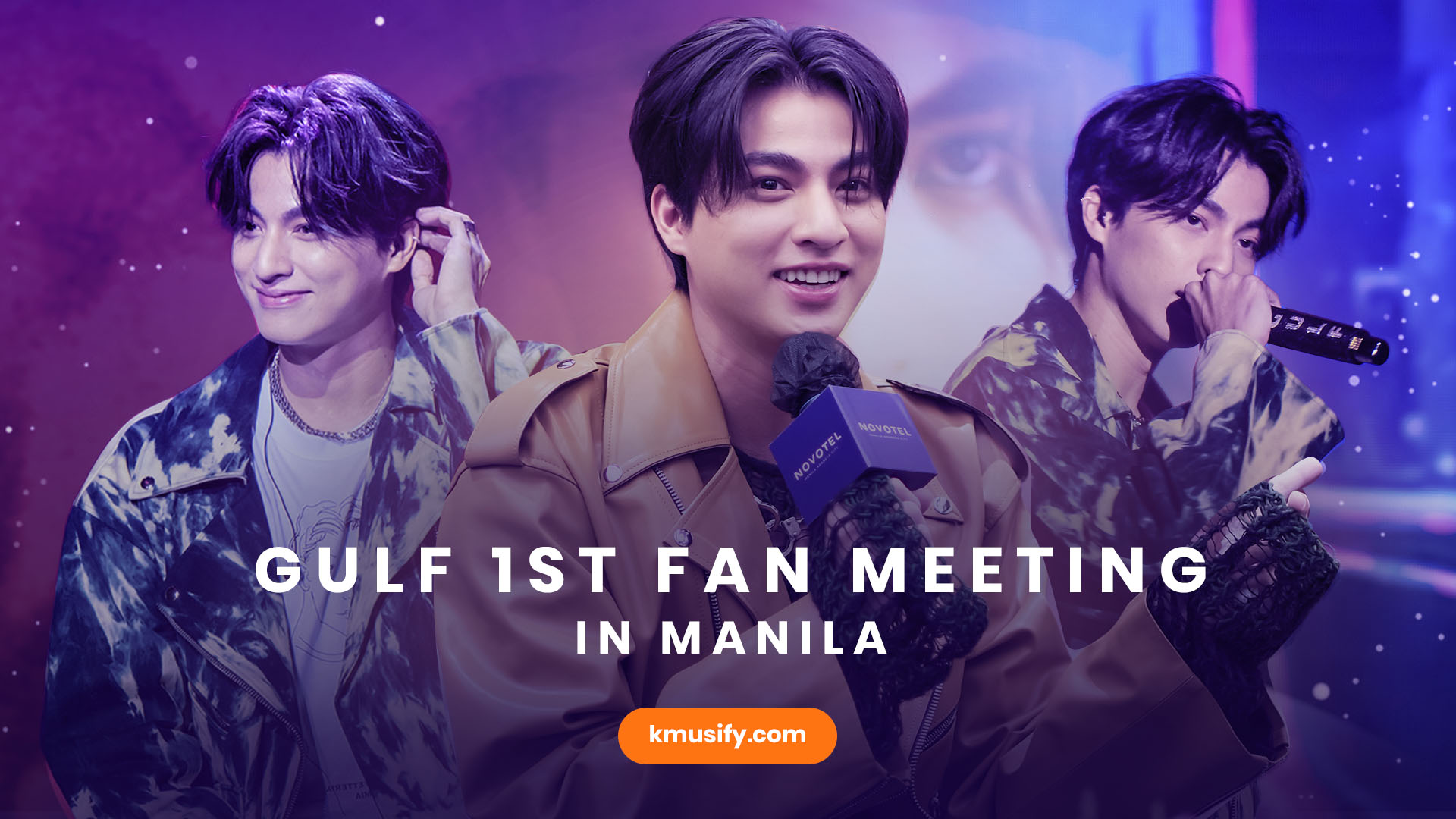 The Actor with a Healing Smile: Gulf's 1st Fan Meeting in Manila