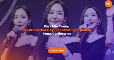 Park Minyoung In Manila Press Conference Cover Photo by Kmusify