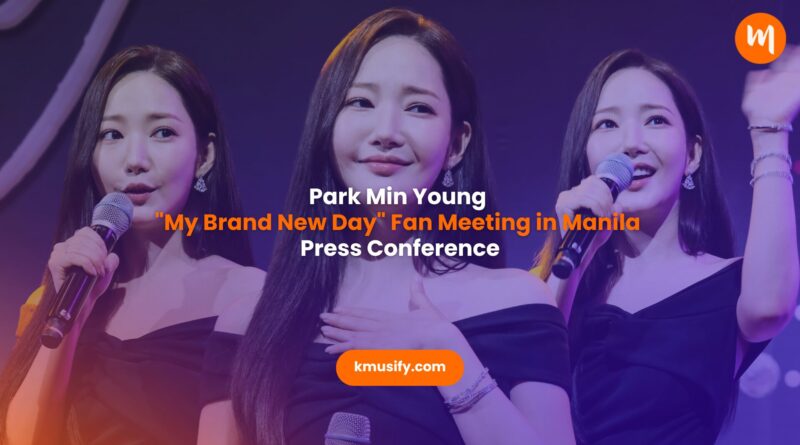 Park Minyoung In Manila Press Conference Cover Photo by Kmusify